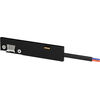 Magnetinės sistemos ZAMBELIS MAGNETIC 3MM bėgelio užbaigimas su užmaitinimu, juodas, TRIAC/DALI, 48V, 25131