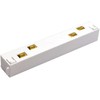 Magnetinės sistemos VIOKEF MAGNETIC bėgelio elektrinis sujungimas, baltas, 02/0306