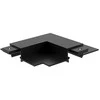 Bikuvalt Magnetinio bėgelio VIOKEF SLIM MAGNETIC įleidžiamas horizontalus sujungimas, juodas, 48V, 02/0514