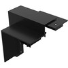 Magnetinio bėgelio VIOKEF SLIM MAGNETIC įleidžiamas vertikalus sujungimas, juodas, 48V, 02/0512