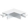 Magnetinio bėgelio VIOKEF SLIM MAGNETIC paviršinis horizontalus sujungimas, baltas, 48V, 02/1115