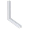 Magnetinio bėgelio ZAMBELIS kampinis vertikalus sujungimas, baltas, 2085W-C1