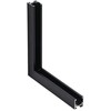Magnetinio bėgelio ZAMBELIS kampinis vertikalus sujungimas, juodas, 2085B-C1