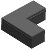 Magnetinio bėgelio ZAMBELIS MINI kampinis sujungimas, juodas, 22257