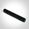 Magnetinių bėgelių MINI/MIDI/MAXI elektrinis sujungimas, 48V, juodas, 42004B/B