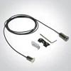 Magnetinių sistemų bėgelio MINI/MIDI pakabinimo rinkinys, juodas, 42026A/B