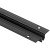 Magnetinių sistemų užglaistomas bėgelis MINIMAL TRACK 24V, 2m, juodas
