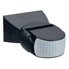Judesio jutiklis PIR 230 Vac, 180°, 12m, 1200W, reguliuojamas, IP65, juodas, THORGEON