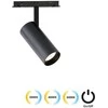 Pakabinamas šviestuvas Bikuvalt 10W LED akcentinis šviestuvas į magnetines sistemas VIOKEF MAGNETIC, juodas, 3000/4000/6000K, 4244000S