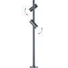12W LED pastatomas lauko šviestuvas ARUBA, tamsiai pilkas, 3000K, IP65, 4349500