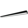 15W LED linijinis užglaistomas šviestuvas SASA, juodas, 3000K, 580mm, dimeriuojamas, 3917-04058-3-B-P-D4