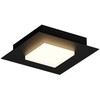 Lubinis šviestuvas 16W LED paviršinis šviestuvas TATAMI, juodas, 3000/4000/6500K