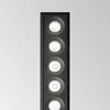 Ideal Lux 20W LED įleidžiamas linijinis šviestuvas LIKA, juodas, 3000K, 305837