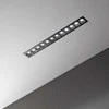 Ideal Lux 20W LED įleidžiamas linijinis šviestuvas LIKA, juodas, 3000K, 305837