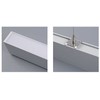 Pakabinamas šviestuvas 20/30/40W LED paviršinis/pakabinamas linijinis šviestuvas KOLINE K2 PROFESSIONAL, baltas, 3000/4000/6500K