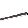 Pakabinamas šviestuvas 20W LED paviršinis/pakabinamas linijinis šviestuvas KOLINE PROFESSIONAL, juodas, 4000K