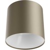 Lubinis šviestuvas 21W LED paviršinis šviestuvas HERA, rusvas/baltos sp., 2700K, dimeriuojamas, 01-4224