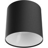 Lubinis šviestuvas 21W LED paviršinis šviestuvas HERA, matinės juodos/baltos sp., 2700K, dimeriuojamas, 01-4226
