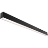 25,2W paviršinis linijinis šviestuvas X-LINE SLIM SURFACE LED COMPACT, juodas, 4000K, IP40, DALI