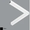 Pakabinamas šviestuvas 26W pakabinamas L formos šviestuvas X-LINE SLIM L-DOWN LED COMPACT, juodas, 3000K, IP40, SPEC