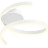 Lubinis šviestuvas 27W LED paviršinis šviestuvas SCROLL, baltas, 3000/4000/6000K, dimeriuojamas, 01-4007