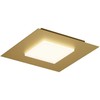Lubinis šviestuvas 28W LED paviršinis šviestuvas TATAMI, matinės aukso sp., 3000/4000/6500K