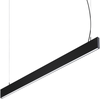Pakabinamas šviestuvas 29W LED pakabinamas linijinis šviestuvas STEEL, juodas, 4000K, dimeriuojamas, šviestuvai gali būti jungiami į liniją, 369020