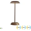 2W LED įkraunamas stalo šviestuvas CALIFORNIA, rudas, 3000/4500/6000K, dimeriuojamas, 4350501