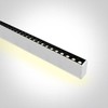 Pakabinamas šviestuvas 36-65W LED pakabinamas linijinis šviestuvas, baltas, 3000/4000/5000K, 38150BU/W/V