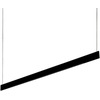Pakabinamas šviestuvas 36W LED pakabinamas linijinis šviestuvas DESK, juodas, 3000K, šviečia į viršų ir į apačią, 336176