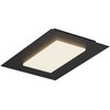 Lubinis šviestuvas 36W LED paviršinis šviestuvas TATAMI, juodas, 3000/4000/6500K