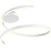 Lubinis šviestuvas 38W LED paviršinis šviestuvas SCROLL, baltas, 3000/4000/6000K, dimeriuojamas, 01-4010