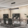 Pakabinamas šviestuvas V-tac 40W LED pakabinamas linijinis šviestuvas, juodas, 3000/4000/6400K