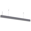 Pakabinamas šviestuvas 40W LED pakabinamas linijinis šviestuvas, 4000K (neutraliai balta), sidabro spalvos