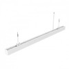 Pakabinamas šviestuvas 40W LED pakabinamas linijinis šviestuvas, baltas, 4000K