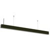 Pakabinamas šviestuvas 40W LED pakabinamas linijinis šviestuvas, juodas, 6000K