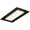 Lubinis šviestuvas 40W LED paviršinis šviestuvas TATAMI, juodas, 3000/4000/6500K