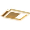 Lubinis šviestuvas 40W LED paviršinis šviestuvas SAMI, matinės aukso sp., 3000/4000/6000K