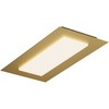 Lubinis šviestuvas 40W LED paviršinis šviestuvas TATAMI, matinės aukso sp., 3000/4000/6500K