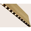 Pakabinamas šviestuvas 46W LED pakabinamas linijinis šviestuvas, juodos/aukso sp., 3000K, dimeriuojamas, 25196