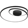 47W LED lubinis šviestuvas OZ, juodas, 2700K, 342290