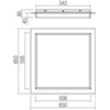 Lubinis šviestuvas 50W LED paviršinis šviestuvas PERIMETRO, matinės aukso sp., 3000/4000/6500K