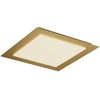 Lubinis šviestuvas 50W LED paviršinis šviestuvas TATAMI, matinės aukso sp., 3000/4000/6500K