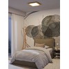 Lubinis šviestuvas 50W LED paviršinis šviestuvas TATAMI, matinės aukso sp., 3000/4000/6500K