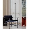 8,3W LED pastatomas šviestuvas PRAXI, juodos/nikelio sp., 3000K, dimeriuojamas, 01-3720