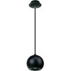 Pakabinamas šviestuvas BALL, GU10, juodas, 4141400