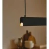 Nordlux Pakabinamas šviestuvas BEAU 100, S14S, juodas, su 15W S14S LED lempa