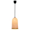 Pakabinamas šviestuvas CASPER, E27, šviesiai rudas/juodos sp., 4253200