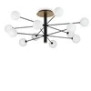 Pakabinamas šviestuvas Ideal Lux Lubinis šviestuvas Cosmopolitan Pl12 Nero Ottone
