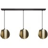 Osram Pakabinamas šviestuvas FOLDED GLOBE, 3xE27, aukso sp.
